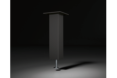 Support de bar capri droit 50x50 noir  