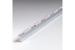 Poignée pour portes coulissantes avec fixation VHB, B8 H17 L260, aluminium mat