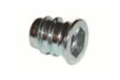 Écrou zamak avec 7/16" et tête à pans