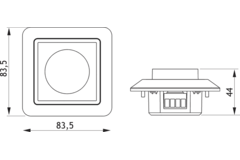 Elektransfo ds350 interupteur/dimmer minifiches 