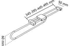 Porte-manteau extensible 34.5cm  