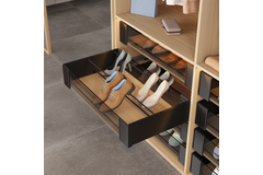 Chic line porte chaussures anthracite l.900-1000mm 