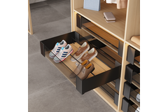 Chic line schoenrek stang antraciet l.625 h.94mm