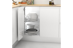 MC Line panier tournant 1/2 850x490mm chrome 