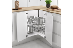 MC Line panier tournant 3/4 d.700mm 270ø chrome h:630-730mm
