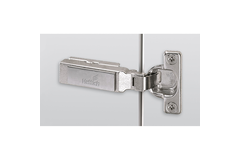 Charnière Intermat pour porte à cadre en bois (Intermat 9924), en semi-applique, Angle d'ouverture  95°, TH-schéma de perçage 38 x 8 mm, à visser (-)