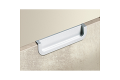 greep om in te laten Athena, boorafstand 160, L 170 mm, B 19 mm, H 36 mm, Aluminiumkleurig