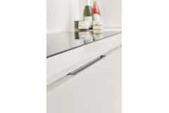 Poignée encastrable zmc asp inox df 128mm L 200mm 
