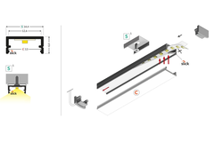 Led profiel Begton12 JC/S 3000 geanodiseerd