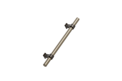 Greep bond ba160 l250 antiek bruin/geborsteld goud
