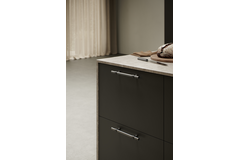 Poignée bond ea160 l250 noir mat/gunmetal 