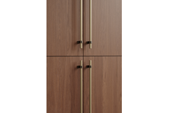 Greep bond ba320 l410 antiek bruin/geborsteld goud