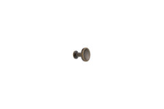 Knop chateau ø30x30 zamak antiek bruin