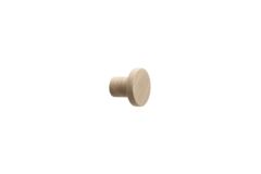 Knop circum ø33 28mm eik ongelakt