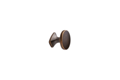 Bouton Classic ø34x28 zamac brun antique 