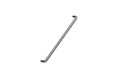 Poignée COBRA ea320 zamac gunmetal brossé 