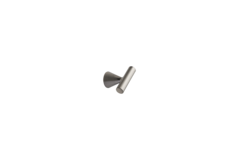 Knop Delta ø23,5x44x36 zamak RVS-look
