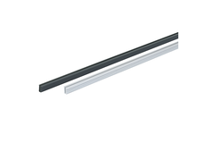 Profilés de coulissage et de guidage SlideLine 56, 3000 mm, argent anodisé