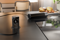 Elevator 2 rvs-look b-f 1 st+usb charger C+QI