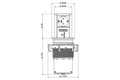 Elevator 2 look inox b-f 2 prises