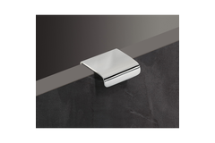 Greep Empoli, boorafstand 25, L 38 mm, B 36 mm, H 15 mm, roestvrij staal finish geborsteld