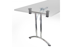 Pietement de table foldix-d chrome 