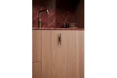 Greep facet ba32 l156 alu mat brons