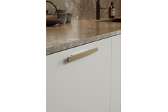 Poignée facet ea96 l220 alu or mat 