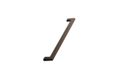 Poignée flat ea256 l270 zamac brun foncé 