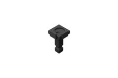 Adaptateur de profilé,  noir mat