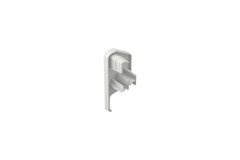 Cache pour couvre-ferrure,  blanc mat, à gauche