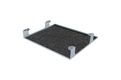 SmarTray staal aflegplateau, antraciet