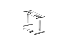 LegaDrive Systems Kit Basic de piètement de table, argent, anthracite