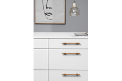 Poignée JOIN EA160 L240x36x13 chêne Laqué clair 