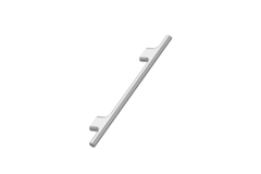 Poignée KOUPE ea128/160 alu look inox brossé 