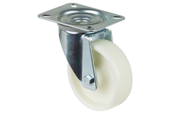roulement  pivotante d100 h128mm 125kg plast.bl. 