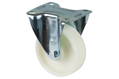 Roulette Fixe. d100 h128mm 125kg plast.b 