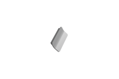 Poignée LEAF EA64 L85 zamac look inox 