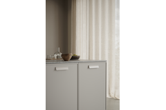 Poignée LEAF EA160 L200 zamac beige mat 