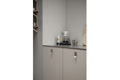 Poignée LEAF EA32 L42,5 zamac look inox 