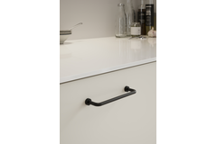 Poignée LOUNGE EA128 L142 zamac noir mat 