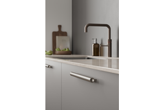 Poignée LUCENTE ea224 alu look inox mat 
