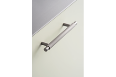 Poignée MANOR EA128 L182 zamac look inox 