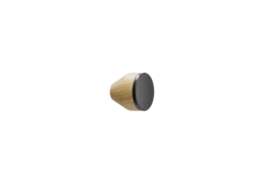 Bouton MELURA ø30 h28 chêne + noir 