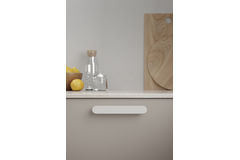 Poignée MIRO ea160 zamac beige mat 