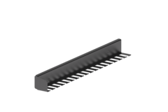 Chic line porte cravattes anthr.  l.310mm gauche 