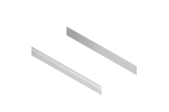 Chic line front/rugset  glas l. 570  h.61  d.4mm