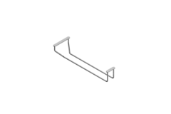 Mc-line support pour verres 342mm chrome  