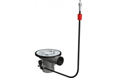 Vidage automatique / Soupape 3 1/2" / Panier amovible intégré / Sans raccord trop-plein / Avec cable 500 mm pour bouton poussoir/rotatif