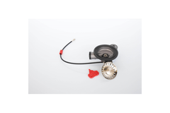 Vidage automatique / Soupape intégrale 3 1/2" / Panier amovible intégré / Sans raccord trop-plein / Avec cable 500 mm pour bouton poussoir/rotatif